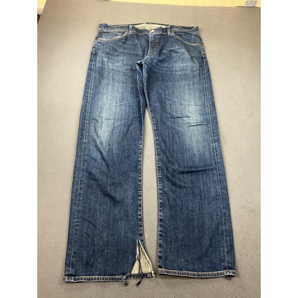 Citizens Of Humanity Core Slim Straight Jeans Mens 40x31 Med Wash Stretch Denim